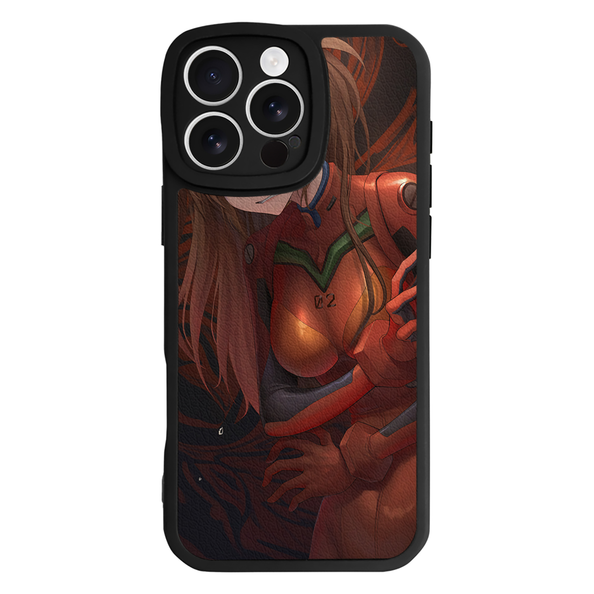 （画像用） EVA 新世紀エヴァンゲリオン 【iPhone 16シリーズ対応】シリコンスマホケース（レザー調） 材質：シリコン